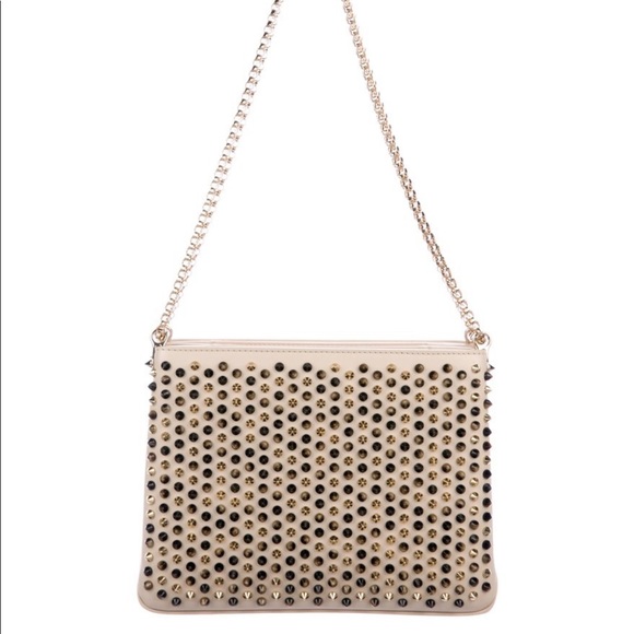 Christian Louboutin Handbags - Creme leather Christian Louboutin Triloubi bag